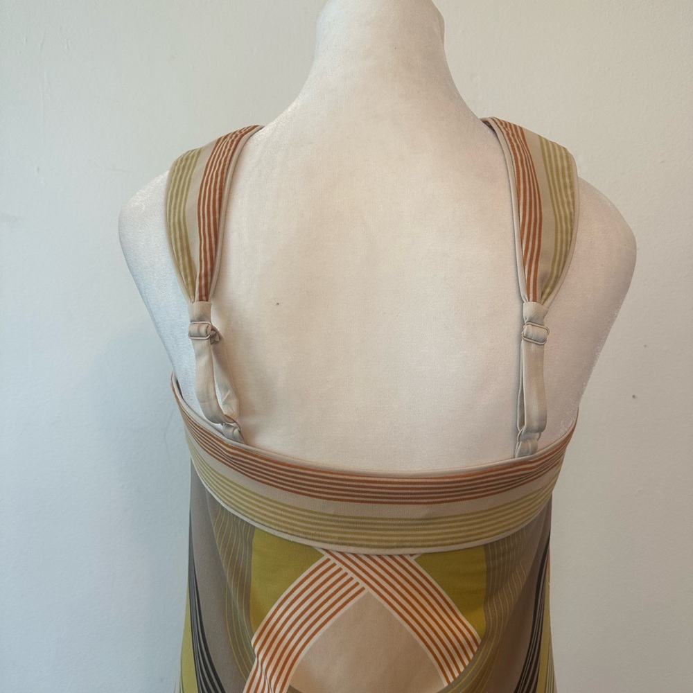 Bcbg Abstract Mod Geometric Pattern Halter Dress - image 7